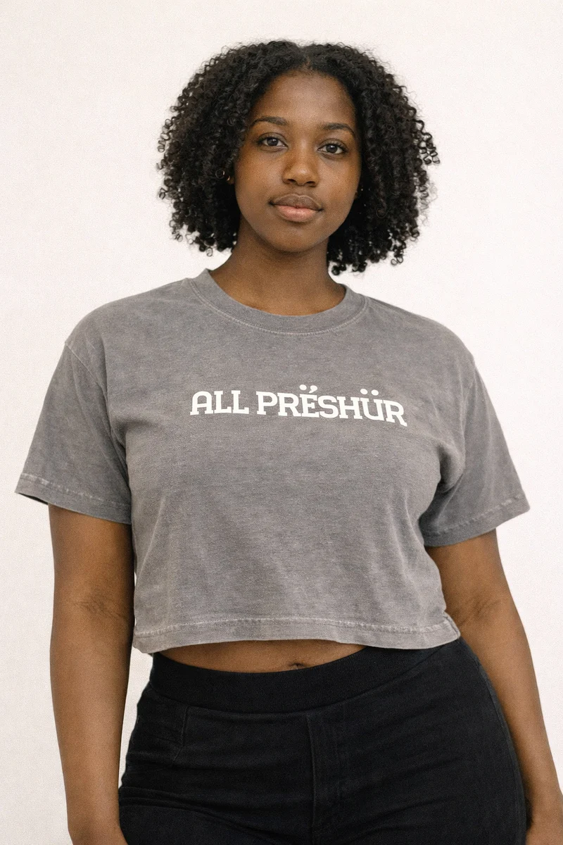 All Preshur Crop Top — GoWithAP merchandise